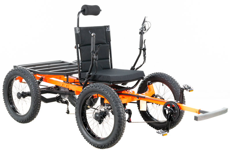 Revolution eQuad RWD RS - Pedal-Electric Hybrid Recumbent Quad