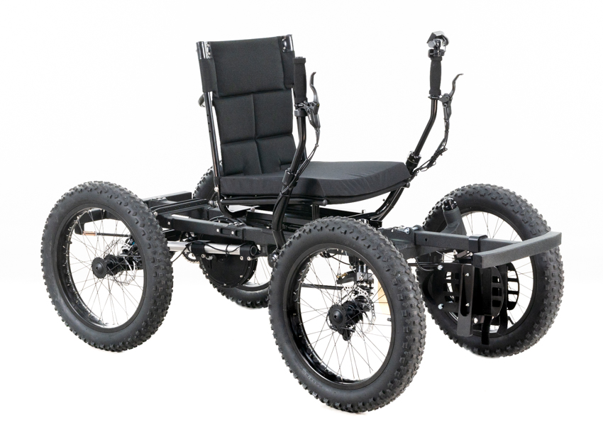 Quentin's Crinkle Black NotAWheelchair Rig