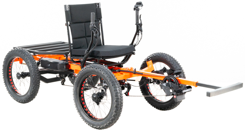 Revolution eQuad RWD RS - Pedal-Electric Hybrid Recumbent Quad