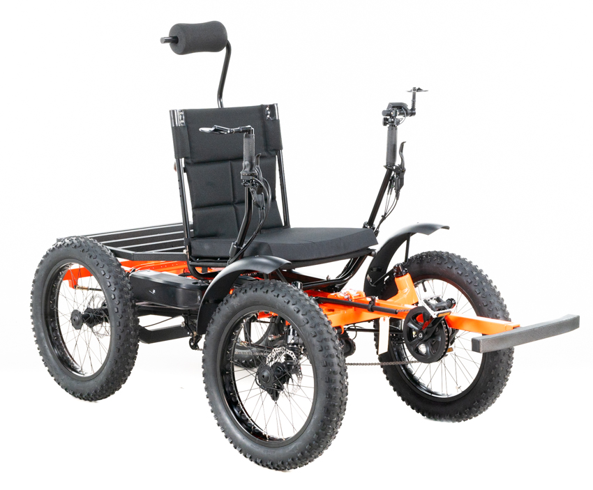 Revolution eQuad RWD RS - Pedal-Electric Hybrid Recumbent Quad
