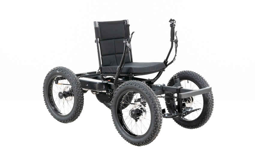 Michael's Crinkle Black NotAWheelchair Rig