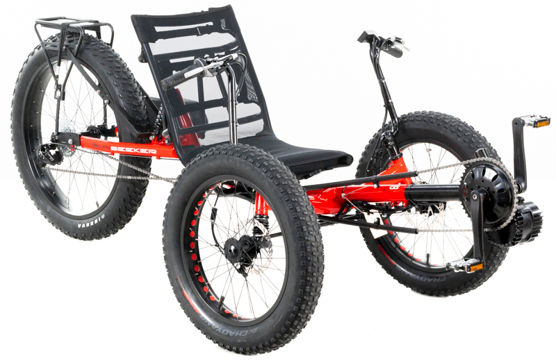  SunSeeker Fat Tad CXS Full Suspension Tadpole Recumbent Trike