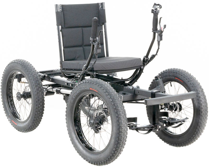 Rodolfo's Crinkle Black Not a Wheelchair RIG