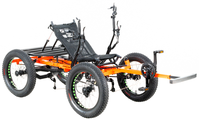 Revolution eQuad RWD RS - Pedal-Electric Hybrid Recumbent Quad
