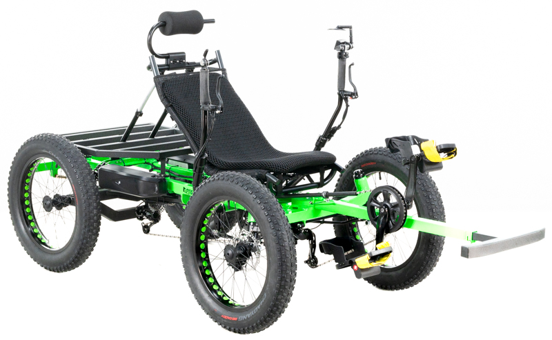 Revolution eQuad RWD RS - Pedal-Electric Hybrid Recumbent Quad