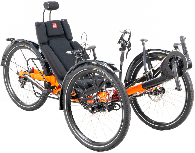 Azub Ti-FLY X Full Suspension Recumbent Trike