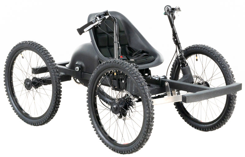 Andrew's Crinkle Black NotAWheelchair Kids Rig