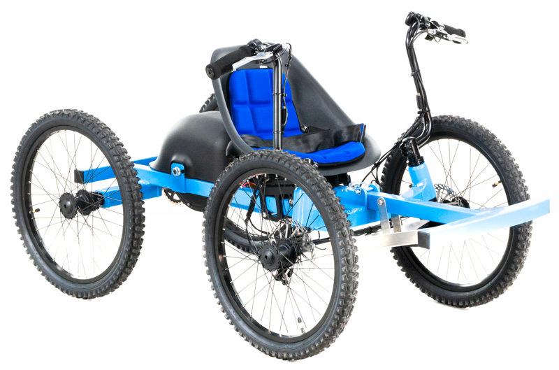 Vlad's Blue NotAWheelchair Kids Rig