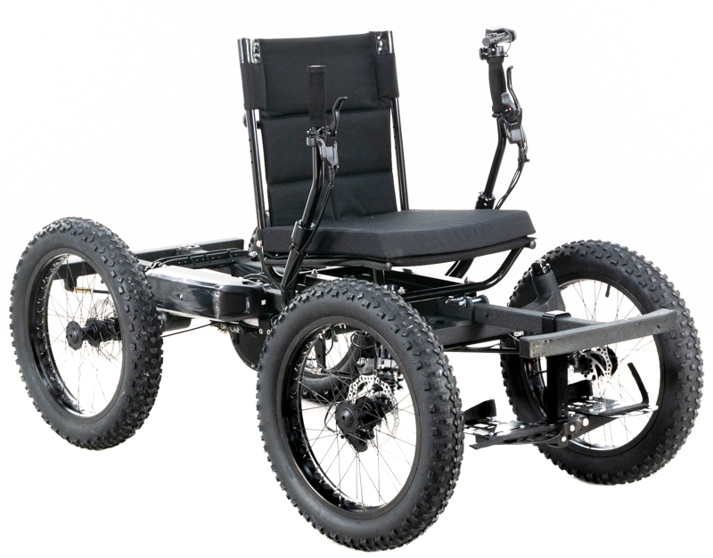 Ellie's Crinkle Black NotAWheelchair Rig