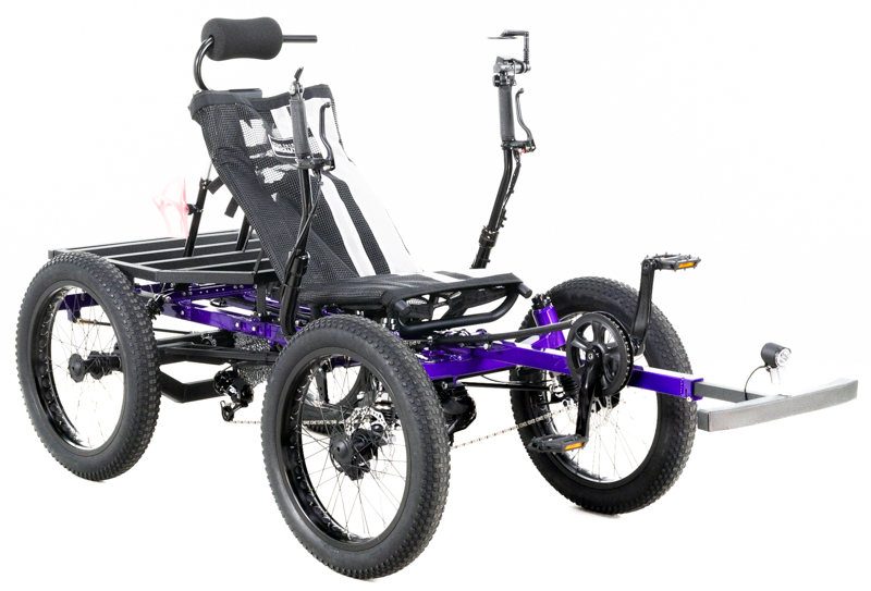 Revolution eQuad RWD RS - Pedal-Electric Hybrid Recumbent Quad
