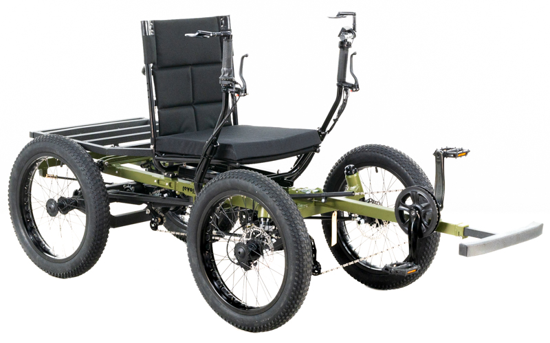 Revolution eQuad RWD RS - Pedal-Electric Hybrid Recumbent Quad