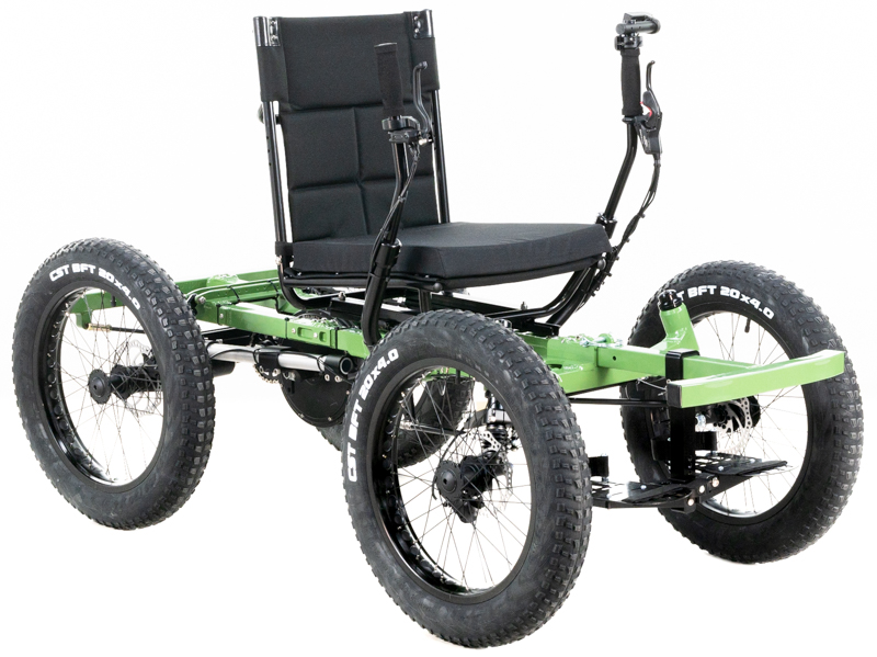 Ivy's Dark Green NotAWheelchair Rig