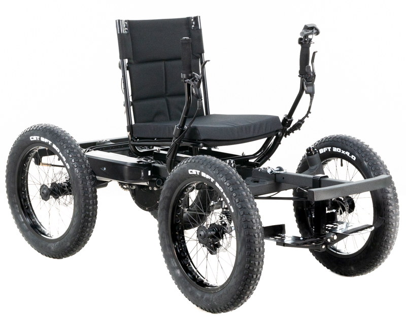 Ashlie's Crinkle Black NotAWheelchair Rig