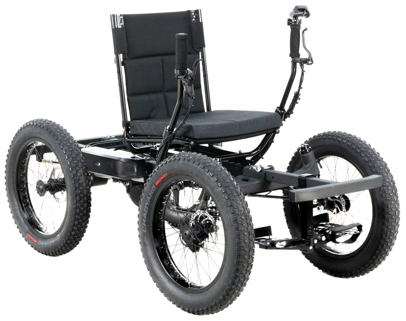 Allison's Crinkle Black NotAWheelchair Rig