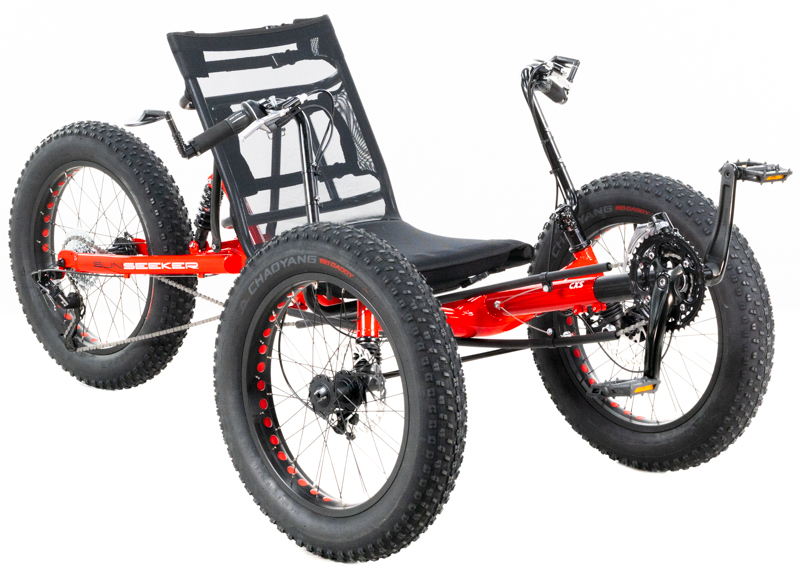  SunSeeker Fat Tad CXS Full Suspension Tadpole Recumbent Trike