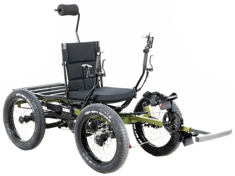 Revolution eQuad RWD RS - Pedal-Electric Hybrid Recumbent Quad
