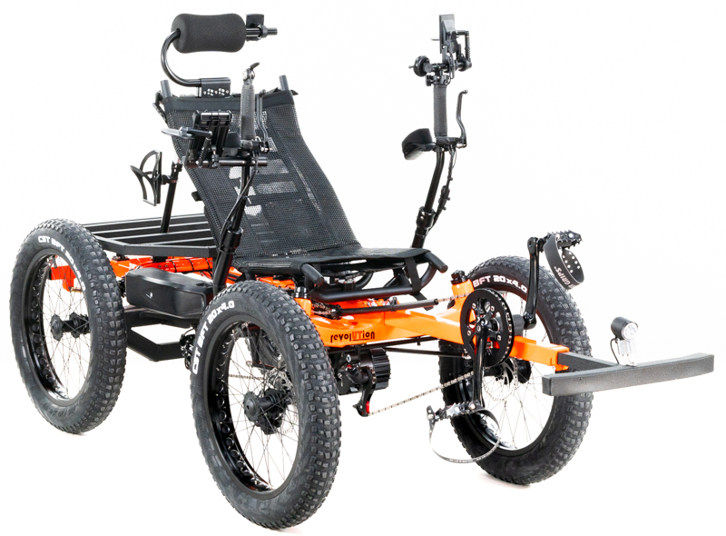 Revolution eQuad RWD RS - Pedal-Electric Hybrid Recumbent Quad
