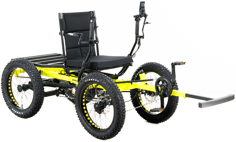 Revolution eQuad RWD RS - Pedal-Electric Hybrid Recumbent Quad