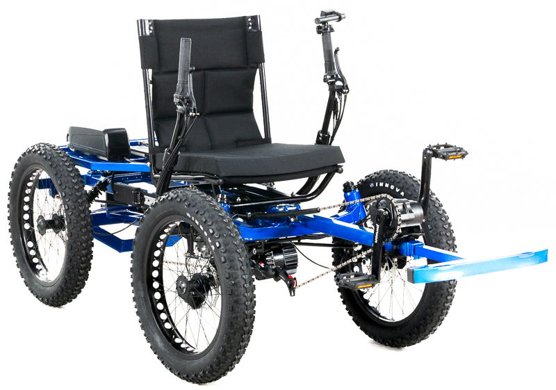 Revolution eQuad RWD RS - Pedal-Electric Hybrid Recumbent Quad