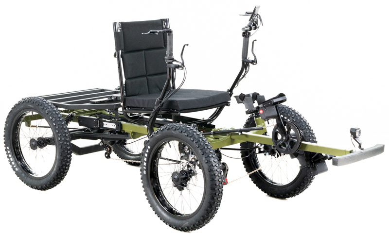 Revolution eQuad RWD RS - Pedal-Electric Hybrid Recumbent Quad