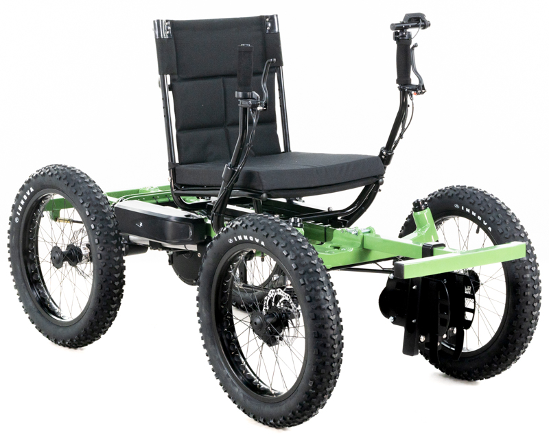 Sunshine Foundation's Dark Green NotAWheelchair Rig