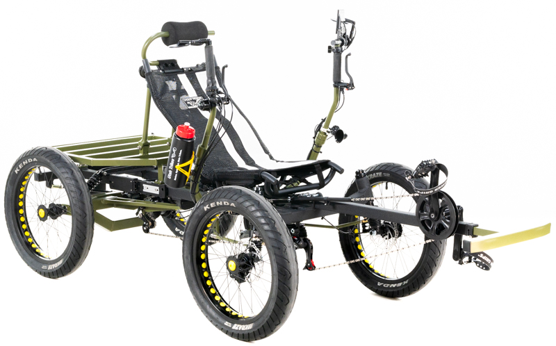 Revolution eQuad RWD RS - Pedal-Electric Hybrid Recumbent Quad