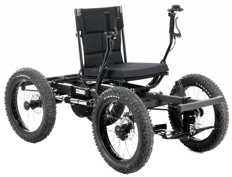 James' Crinkle Black NotAWheelchair Rig