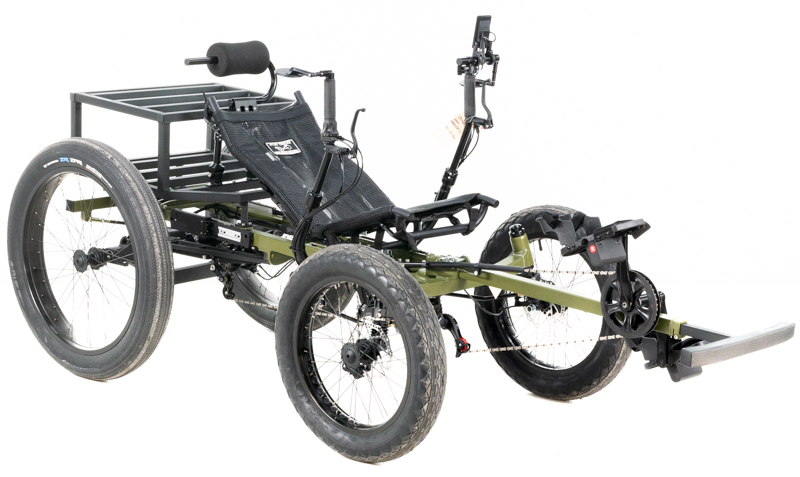 Revolution eQuad RWD RS - Pedal-Electric Hybrid Recumbent Quad