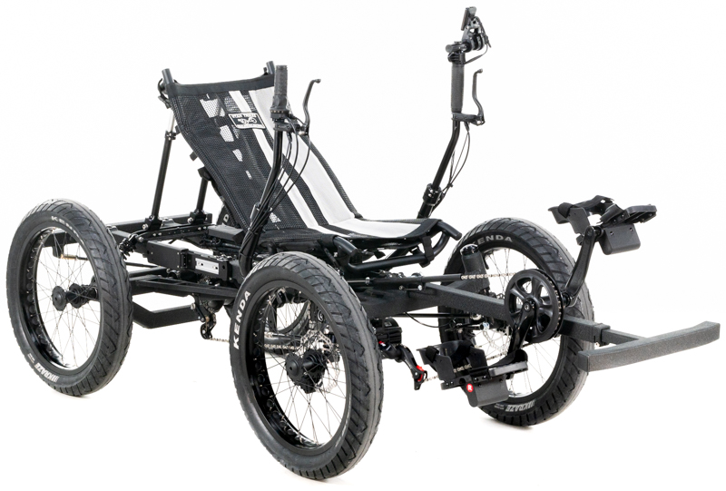 Revolution eQuad RWD RS - Pedal-Electric Hybrid Recumbent Quad