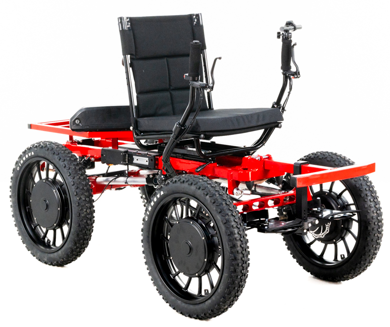 NOTAWHEELCHAIR BIG RIG - 4x4 Electric Suspension Quad