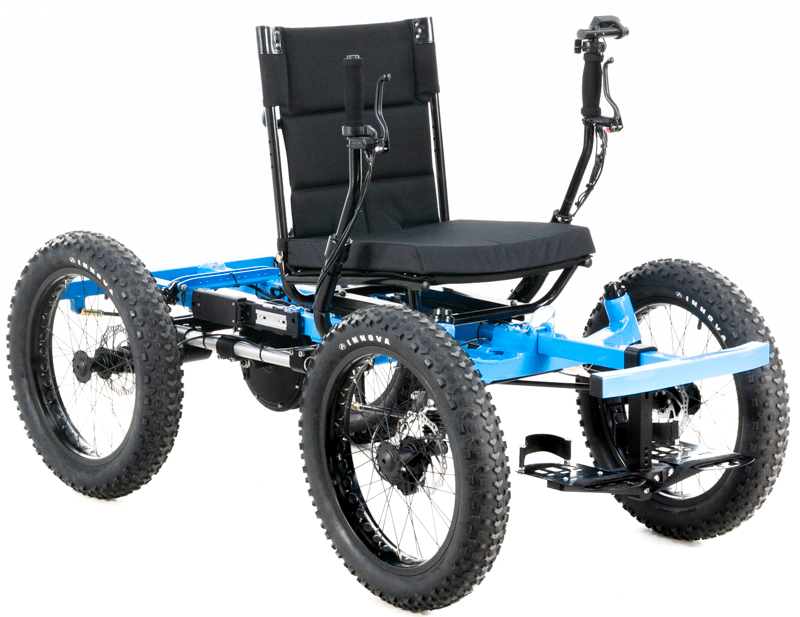 Caleb's Blue NotAWheelchair Rig