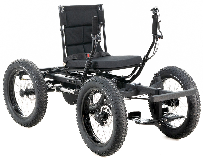 Marissa's Crinkle Black NotAWheelchair Rig