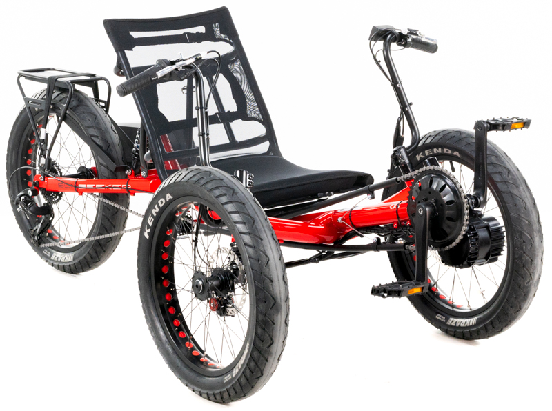  SunSeeker Fat Tad CXS Full Suspension Tadpole Recumbent Trike