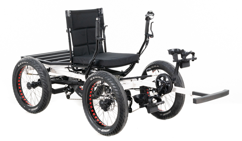 Revolution eQuad RWD RS - Pedal-Electric Hybrid Recumbent Quad