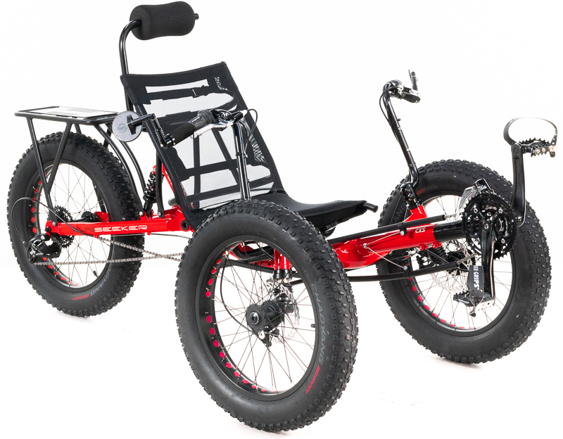  SunSeeker Fat Tad CXS Full Suspension Tadpole Recumbent Trike
