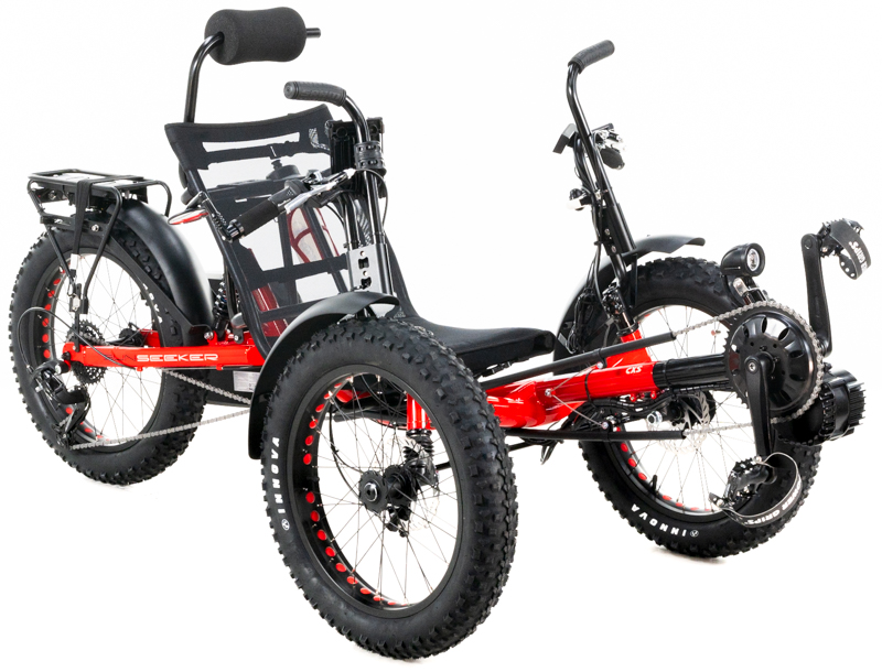  SunSeeker Fat Tad CXS Full Suspension Tadpole Recumbent Trike