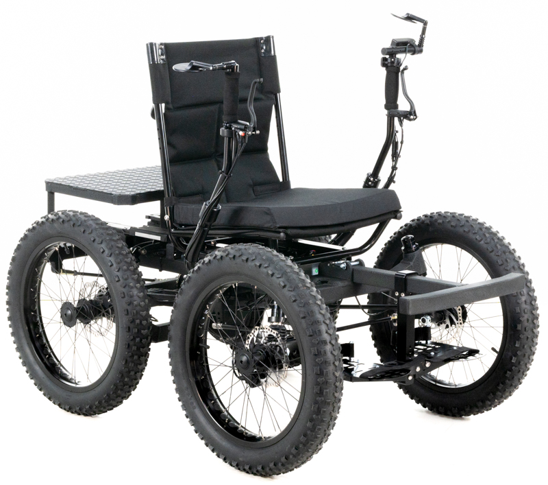 Utah Trikes Mirza s Crinkle Black NotAWheelchair Mini Rig