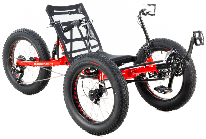  SunSeeker Fat Tad CXS Full Suspension Tadpole Recumbent Trike