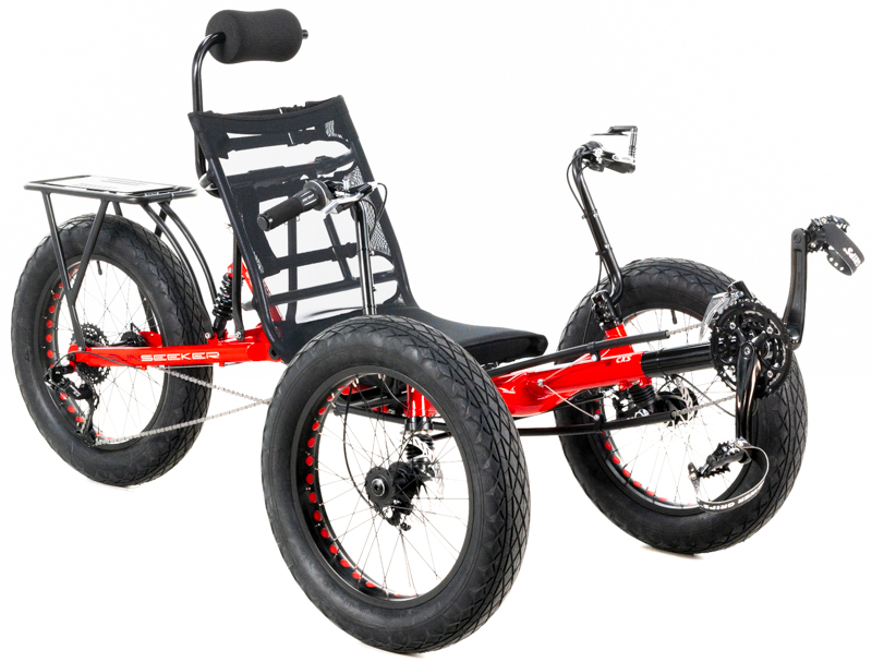  SunSeeker Fat Tad CXS Full Suspension Tadpole Recumbent Trike