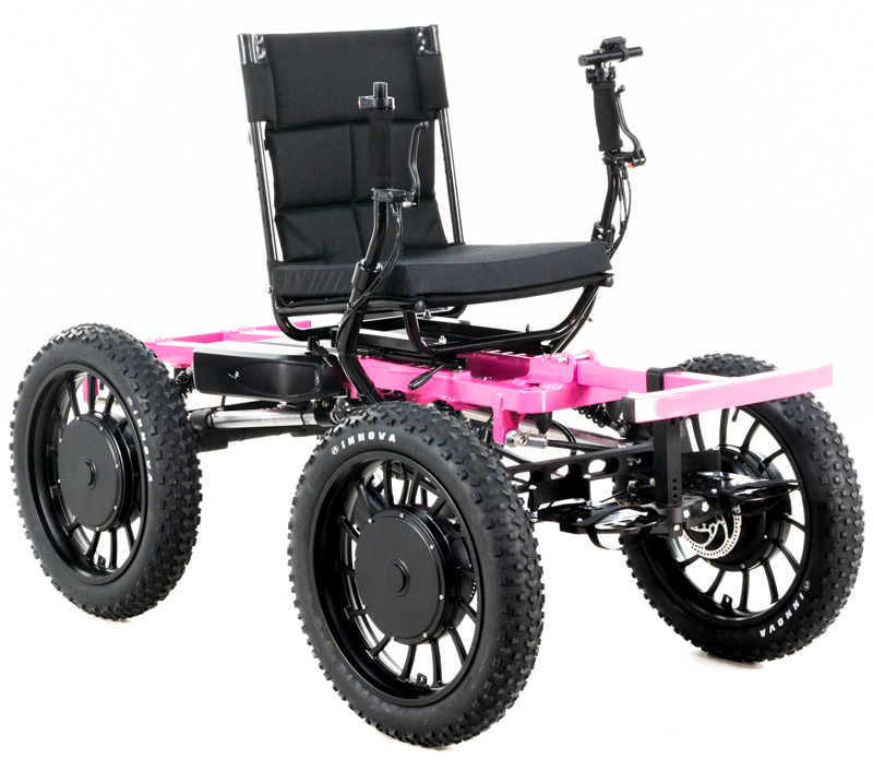 NOTAWHEELCHAIR BIG RIG - 4x4 Electric Suspension Quad