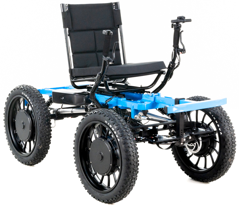 NOTAWHEELCHAIR BIG RIG - 4x4 Electric Suspension Quad