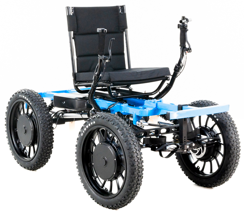 NOTAWHEELCHAIR BIG RIG - 4x4 Electric Suspension Quad