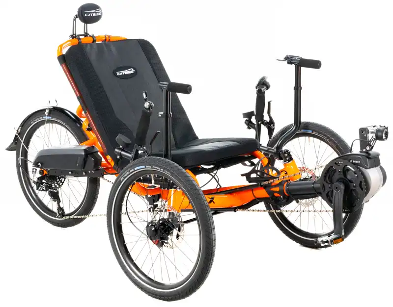 Joseph's Atomic Orange Catrike MAX eCAT