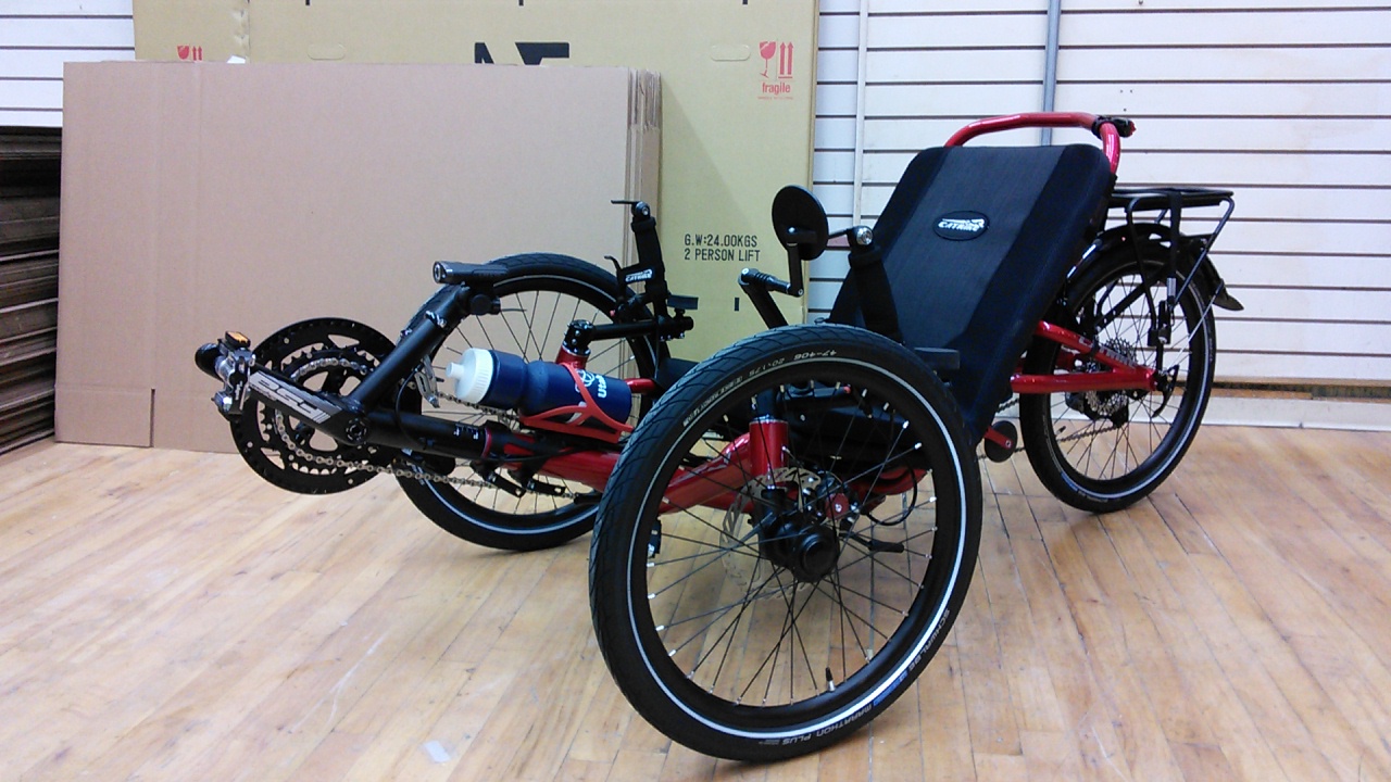 Catrike Trail Folding Recumbent Trike