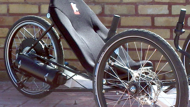 KMX Thunderbolt Motorized Recumbent Electric Trike