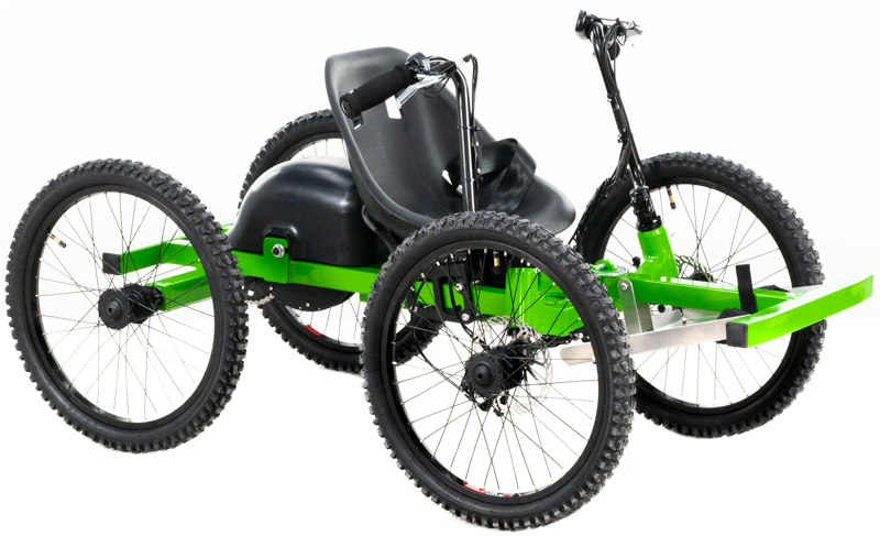 Tim's Green NotAWheelchair Kid Rig