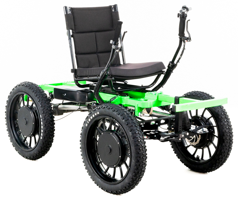 NOTAWHEELCHAIR BIG RIG - 4x4 Electric Suspension Quad