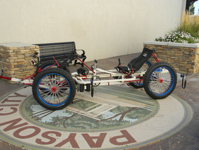 4 wheel bike with steering wheel