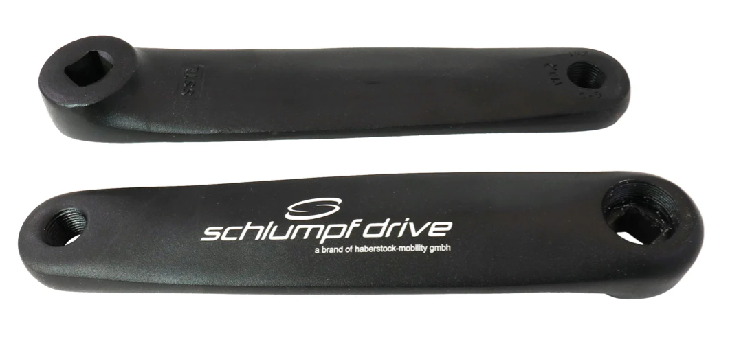 Schlumpf 170mm Straight Crank Arms - Black
