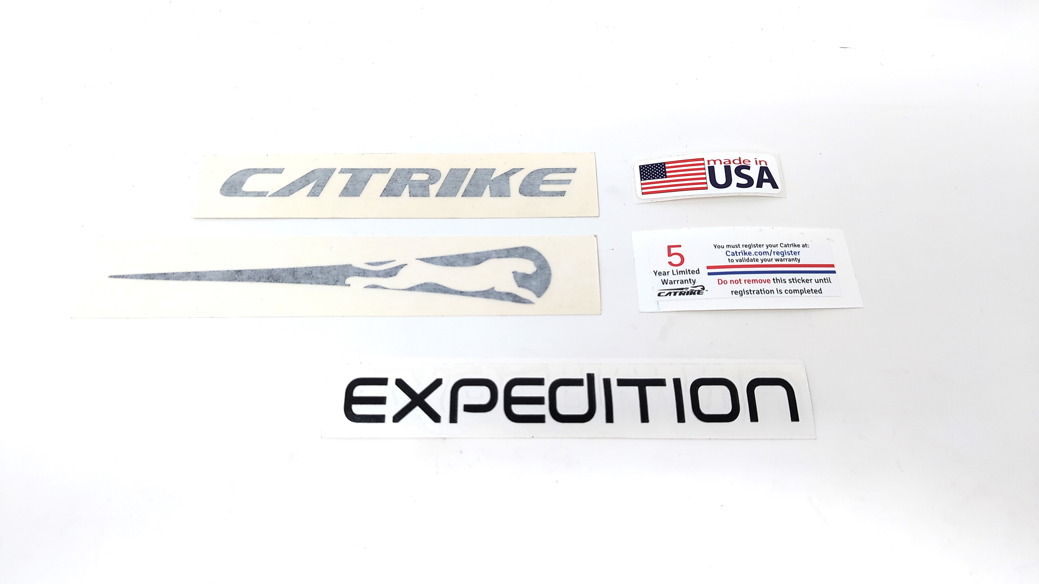 Catrike Expedition Decal Pack - Black